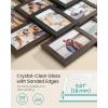 imageSONGMICS 4x6 Collage Picture Frames 12Pack Photo Collage Frame for Wall Decor Glass Front Assembly Required Maroon Brown Heather Greige Ash BlackMaroon Brown  Heather Greige  Ash Black