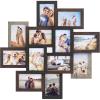 imageSONGMICS 4x6 Collage Picture Frames 12Pack Photo Collage Frame for Wall Decor Glass Front Assembly Required Maroon Brown Heather Greige Ash BlackMaroon Brown  Heather Greige  Ash Black