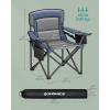 imageSONGMICS Oversized Lumbar Support Camping Chair HeavyDuty Outdoor Folding Chair Comfortable Padded Glamping Cooler Bag Weight Capacity 450 lb Slate Gray UGCB066G01Harbor Blue