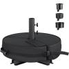 imageSONGMICS Umbrella Base Square Patio Umbrella Stand Sand Fillable Bag 88 lb for 510 ft Umbrellas HeavyDuty for Poles of Different Diameters Oudoor Beach Lawn Black UGUB0042B01Round