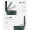 imageSONGMICS Trash Can with Lid 8 Gallon Garbage Can Stainless Steel Small Waste Bin with Step Pedal and Inner Bucket Soft Close Kitchen Silver ULTB03NLRetro Green