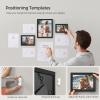 imageSONGMICS Picture Frames with 16 Mats Set of 10 Collage Photo Frames Two 8x10 Four 5x7 Four 4x6 Frames Hanging or Table Display Glass 12 NonTrace Nails Ash Black URPF049B01Ash Black