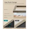 imageSONGMICS Picture Frames with 16 Mats Set of 10 Collage Photo Frames Two 8x10 Four 5x7 Four 4x6 Frames Hanging or Table Display Glass 12 NonTrace Nails Ash Black URPF049B01Maroon Brown  Heather Greige  Ash Black