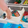 imageSONGMICS Kids Large Toy Storage Unit with 16 Removable Bins for Playroom Childrens Room 417quot Space ThemeBlue  Grey  White