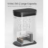 imageSONGMICS Motion Sensor Trash Can 13Gallon 50 L Automatic Garbage Can with Soft Close Lid Stainless Steel Wave or Touch to Open Includes 15 Bags Metallic Silver and Ink Black ULTB640E01
