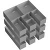 imageSONGMICS Drawer Organizers Dresser Divider Organizers Set of 18 Foldable Fabric Storage Boxes for Socks Underwear Bras Ties Scarves Dove Gray URDZ006G05Dove Gray