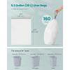 imageSONGMICS Trash Bags for 26Gallon 10 L Trash Cans Drawstring Kitchen Garbage Bags PreSeparated QuickDispense Box Liner Code R 2 Rolls 80 Count White UKRB011A0240 Count Pack of 4
