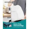 imageSONGMICS Trash Bags for 26Gallon 10 L Trash Cans Drawstring Kitchen Garbage Bags PreSeparated QuickDispense Box Liner Code R 2 Rolls 80 Count White UKRB011A0240 Count Pack of 2