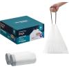 imageSONGMICS Trash Bags for 26Gallon 10 L Trash Cans Drawstring Kitchen Garbage Bags PreSeparated QuickDispense Box Liner Code R 2 Rolls 80 Count White UKRB011A0240 Count Pack of 2