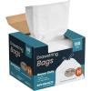 imageSONGMICS Trash Bags for 26Gallon 10 L Trash Cans Drawstring Kitchen Garbage Bags PreSeparated QuickDispense Box Liner Code R 2 Rolls 80 Count White UKRB011A0240 Count Pack of 4