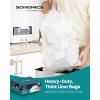 imageSONGMICS Trash Bags for 26Gallon 10 L Trash Cans Drawstring Kitchen Garbage Bags PreSeparated QuickDispense Box Liner Code R 2 Rolls 80 Count White UKRB011A0240 Count Pack of 2