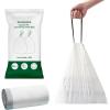 imageSONGMICS Trash Bags for 26Gallon 10 L Trash Cans Drawstring Kitchen Garbage Bags PreSeparated QuickDispense Box Liner Code R 2 Rolls 80 Count White UKRB011A0245 Count Pack of 1