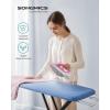 imageSONGMICS Ironing Board Foldable Iron Board Height Adjustable up to 35 Inches with 4 Layered Cover and Pad Iron Rest Hook Steel XLegs for Home Laundry Room Dorm Midnight Blue ULLB001Q01Midnight Blue