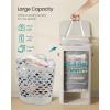 imageSONGMICS Laundry Basket 264 Gal Laundry Hamper Easy Assembly with Lid and Handles Removable Liner 165 x 126 x 295 Inches Cappuccino Beige ULCB811LH01Cappuccino Beige
