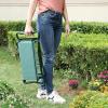 imageSONGMICS Folding Garden Kneeler and Seat Gardening Gifts for Women Men Gardening Supplies Garden Stool with Soft Thick Kneeling Pad Green and Floral Pattern UGGK050L01